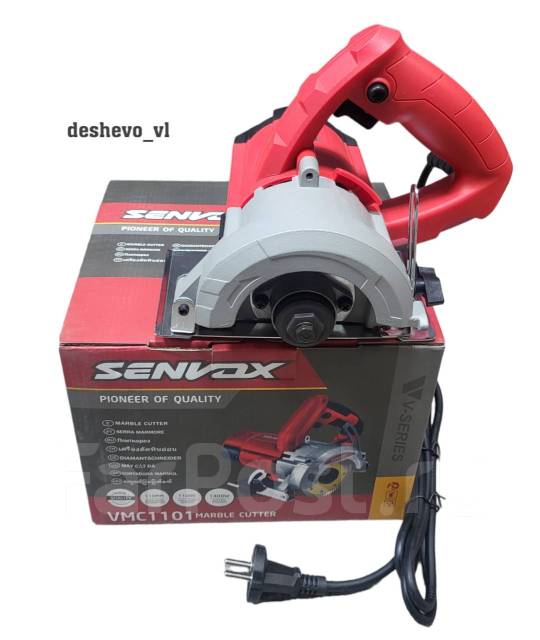 Пила циркулярная (алмазная/плиткорез)1200w Senvox диск 110мм, новый, в ...