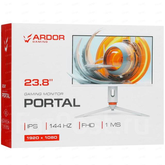 Новый 23.8" жк монитор Ardor Gaming Portal AF24H1 белый •IPS• 144гц ...