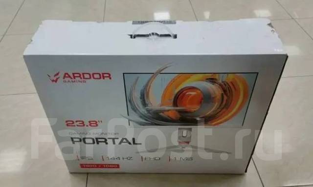 Новый 23.8" жк монитор Ardor Gaming Portal AF24H1 белый •IPS• 144гц ...