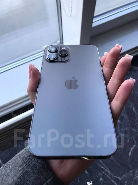IPhone 12 Pro Max, 128 гб, 6.70", черный, б/у, в наличии. Цена: 36 000 ...
