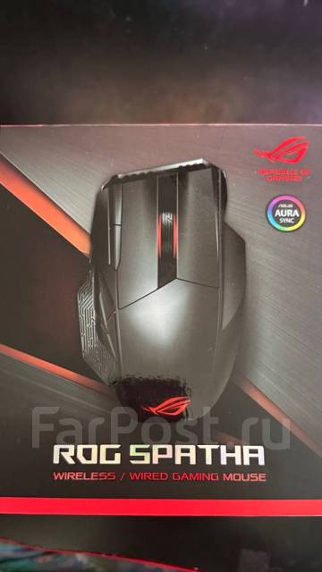 Игровая беспроводная мышь Asus Rog Spatha, б/у, в наличии. Цена: 6 000 ...