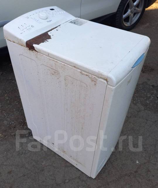 Машина стиральная, Whirlpool, вертикальная загрузка, 6,0 кг, б/у, в ...