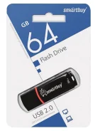 ����-���� 64 GB, SMARTBUY Crown, USB 2.0, ������, SB64GBCRW-K 512783 ����