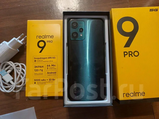 Realme 9 Pro. �/�, 128 ��, �������, 3G, 4G LTE, 5G, Dual-SIM, NFC ����