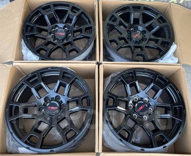 1/2[新品] TOYOTA TRD 純正 R17 6x139.7 ホイール 2/2[新品] TOYOTA TRD 純正 R17 6x139.7 NEW OEM TOYOTA MATTE