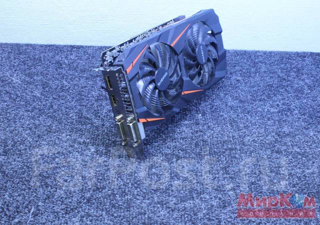 Видеокарта Gigabyte GeForce GTX 1060 [ 3 ГБ GDDR5, 192 бит, HDMI ], б/у ...