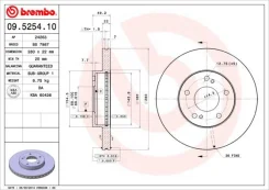 09.5254.10_���� ���� 09525410 Brembo 09525410 ����