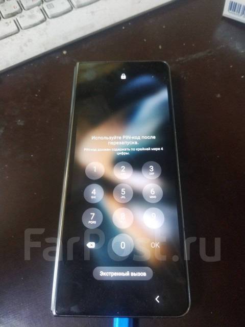 Продам телефон, Samsung Galaxy Z Fold4, 256 гб, 7.60", черный, б/у, в ...