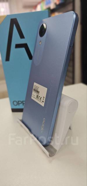Смартфон Oppo A17k 3/64GB Light Blue, 64 гб, 6.56", моноблок, синий ...