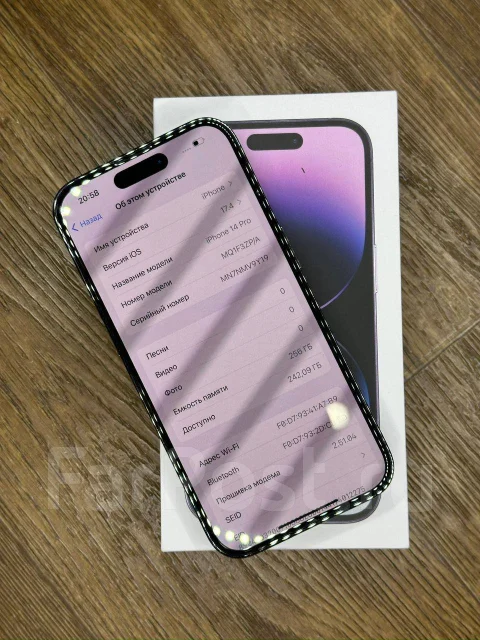 Apple iPhone 14 Pro. �/�, 256 ��, ����������, 3G, 4G LTE, 5G, NFC ����