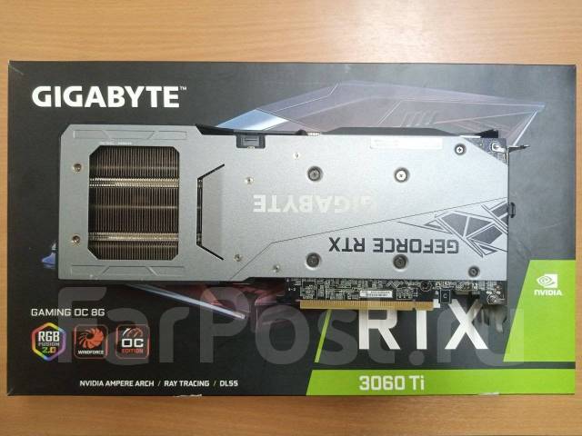 Видеокарта Rtx 3060 ti Gigabyte Gaming OC, б/у, в наличии. Цена: 25 900 ...