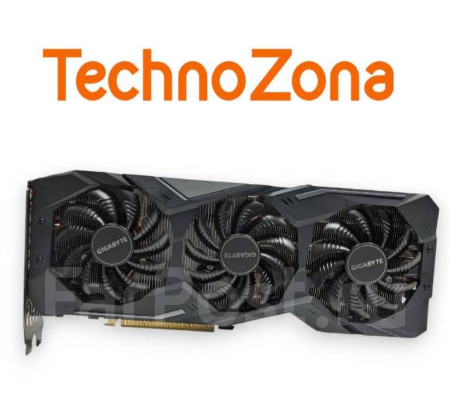 Видеокарта Gigabyte RTX2070 8G, б/у, в наличии. Цена: 22 500₽ во ...