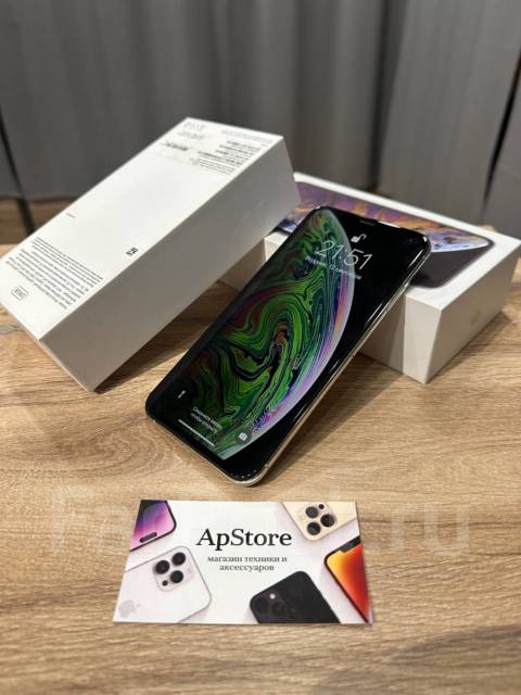 IPhone Xs max 256 Хорошее Состояние Рассрочка|Trade in, 6.50", белый, б ...
