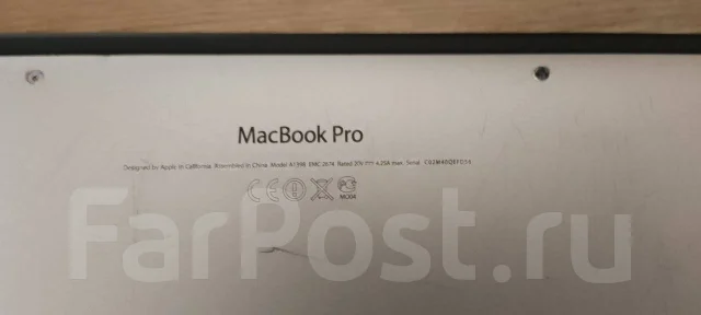 Apple MacBook Pro 15. 15", 2����, ��� 8 ��, ���� 250���, WiFi: 1, Bluetooth: 1, ����������� �� 5��. ����