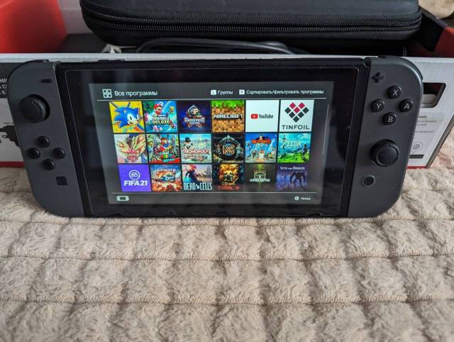 Nintendo switch rev 2, б/у, в наличии. Цена: 20 000₽ во Владивостоке