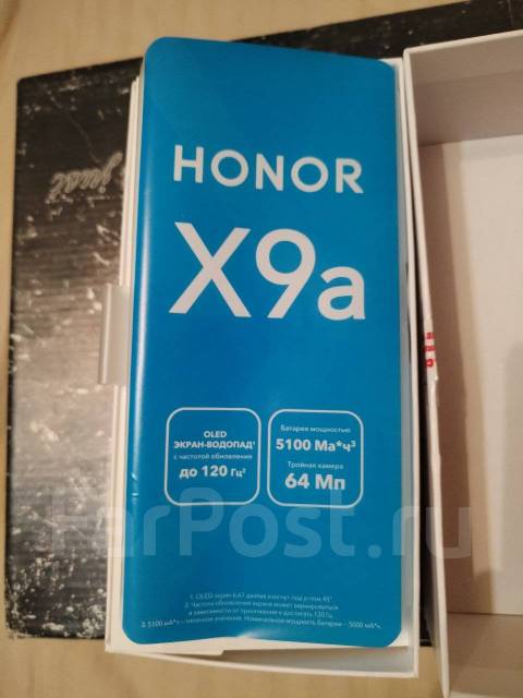 Телефон, Honor X9a, 128 гб, 6.67", зеленый, 4G LTE, 5G, б/у, в наличии ...