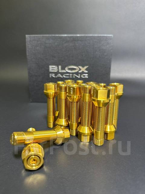 Титановые колесные шпильки Blox M14X1.5, новый, в наличии. Цена: 18 000 ...