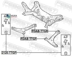 ����� ������� FORD Transit TT9 2006-2014 ������ �����. ����. Febest 2120TTGF 2120TTGF ����