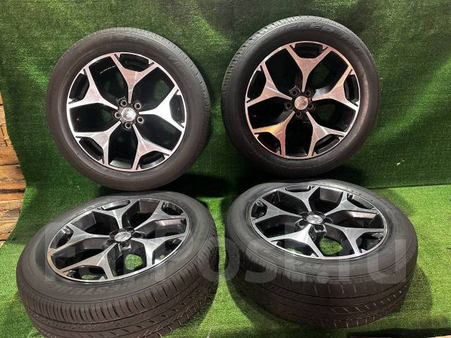 Оригинальные диски Subaru на летней резине Bridgestone 225/55R18, 18 ...