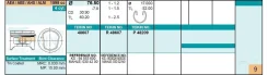 ������ (�������� 4��) STD VolksWagen Caddy, POLO, GOLF, Skoda Octavia, Felicia, AEA / AEE / AHS / ALM, 76,5/1,2/1,5/2,5 [48607STD] 48607STD ����