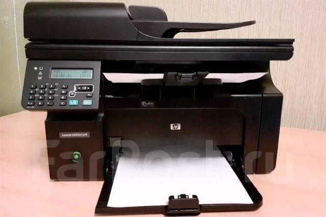 Лазерное МФУ HP LaserJet Pro M1212nf MFP + новый картридж, б/у, в ...
