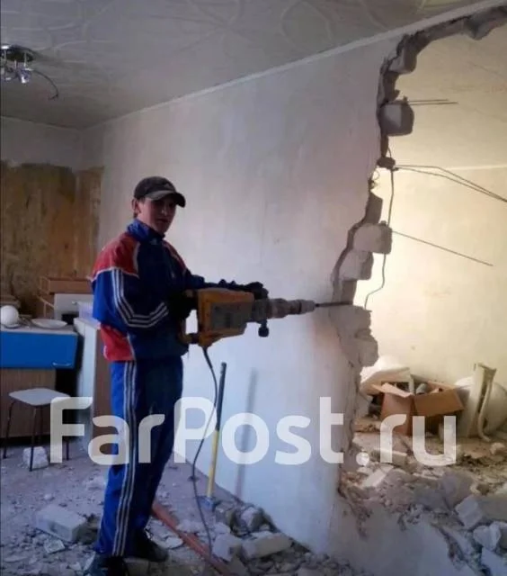 Ремонт квартир. Демонтаж любой сложности. Снос стен, бетона в Уссурийске