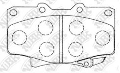 ������� ��������� �������� NIBK Toyota LAND Cruiser 80 90-98 PN1242 ����