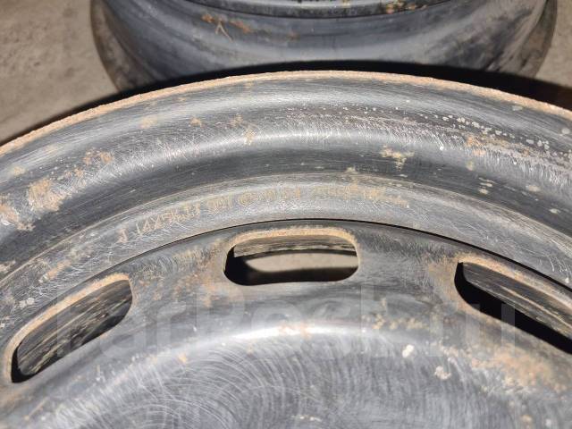 Диски штампованные r14 Toyota, 14", 1 шт, 5x100, 54,1 мм. 4 шт, б/у, в ...