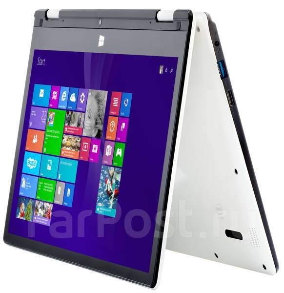 Ноутбук-трансформер KREZ Ninja TY1301W сенсорный экран, 13.3", 32 Гб ...