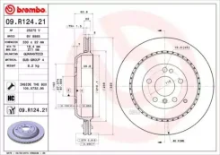 ���� ����. ���. ����. [330x22] 5 ���. MB GL/M/R-Class (X164/W164/W251) 3.0-5.5 05- Brembo 09R12421 09R12421 ����