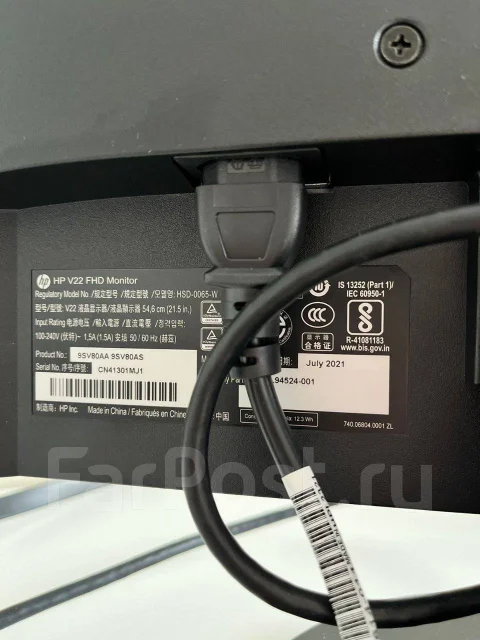 HP. 21.5", ���������� �� (LCD, LED, QLED) ����