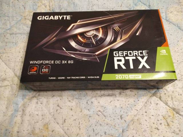 Видеокарта Gigabyte GeForce RTX 2070 Super Windforce X3 OC, б/у, в ...