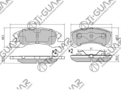 ������� �������� TI-GUAR 6428 TG-6428 0446518R01, 04465B2010, 04465B2030, 04465B2030000, 04465B2040, 04465B2100, 04465B2150, 410606A00A, 410606A0A1, 4...
