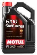 Motul 6100 Save-Nergy. 5W-30, �������������, 4��. ����