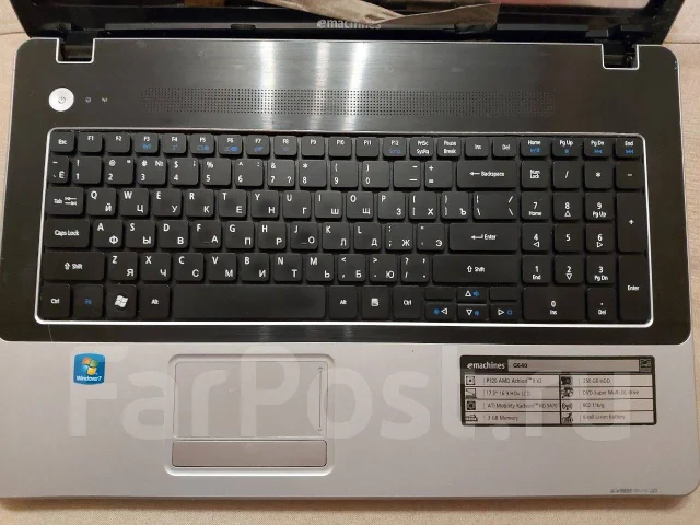 eMachines G640G. 18.3" ����