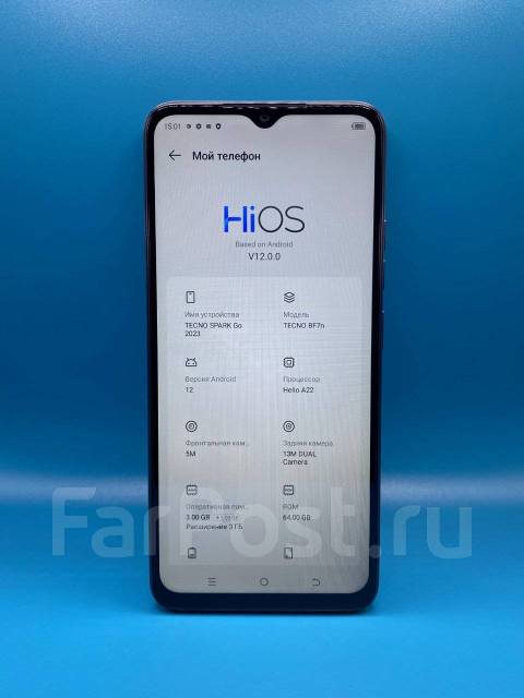 Телефон Tecno Spark go 2023 3/64GB/5000 мА*ч, 64 гб, 6.56", б/у, в ...