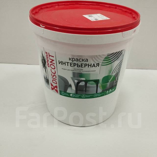 Краска интерьерная Ореол белая 25кг, в наличии. Цена: 2 750₽ во ...