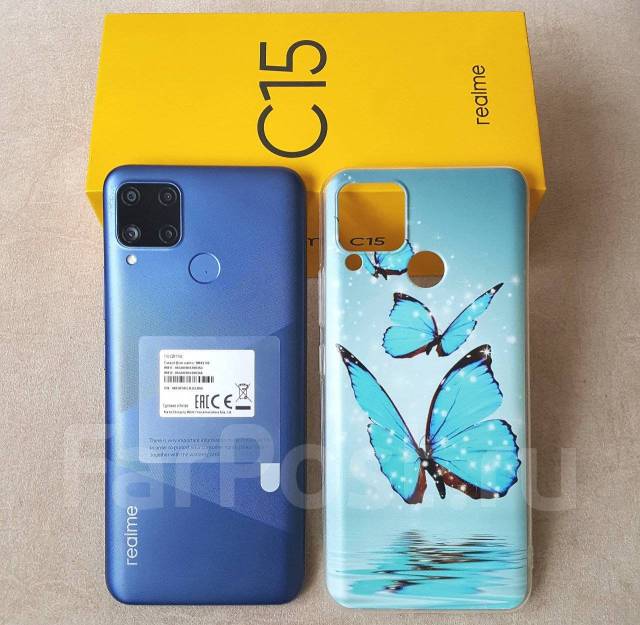 Мощный Realme C15 64GB/4GB, 13Мп, NFC, 6000мАч, Android 11, Гарантия ...