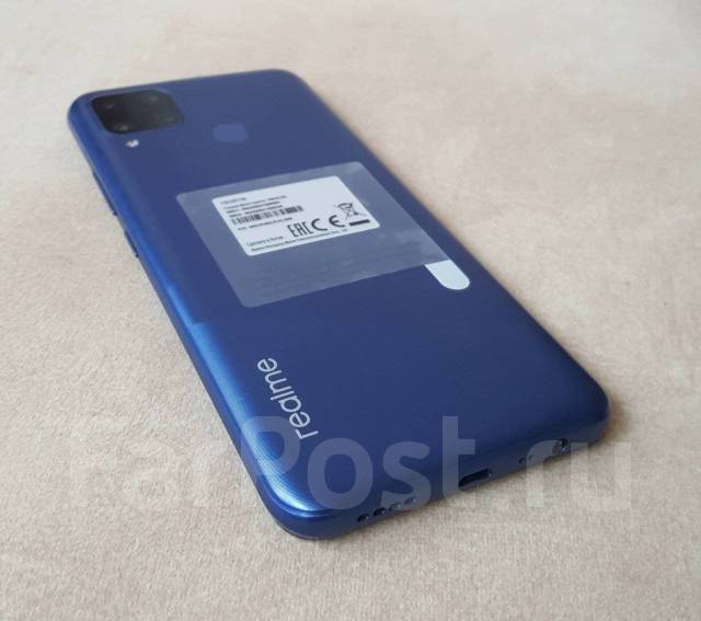 Мощный Realme C15 64GB/4GB, 13Мп, NFC, 6000мАч, Android 11, Гарантия ...