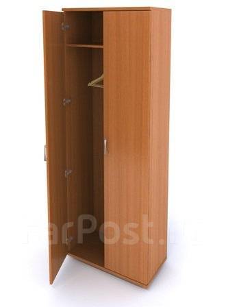 Продам шкаф офисный, деревянный, б/у, количество дверей: 2, коричневый ...