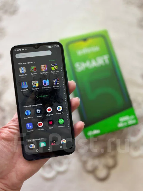 Infinix Smart 5. �/�, 32 ��, �����, 4G LTE ����