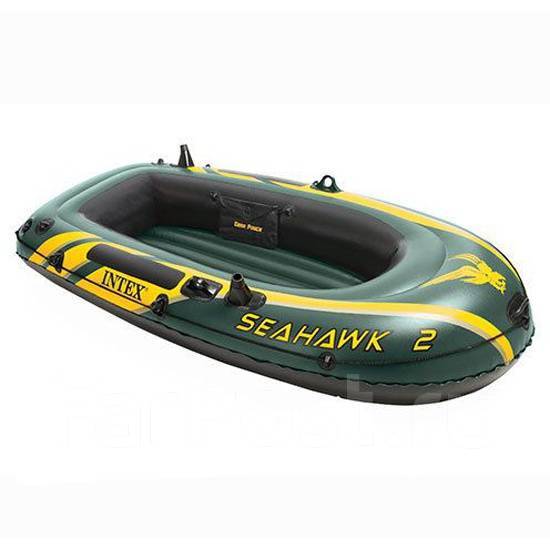 Лодка надувная Intex Seahawk 2 Set,236х114 см, ручной насос" Товарка ...