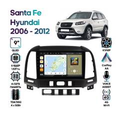   Hyundai Santa Fe 2006 - 2012 Wide Media MT9052QU-4/32 