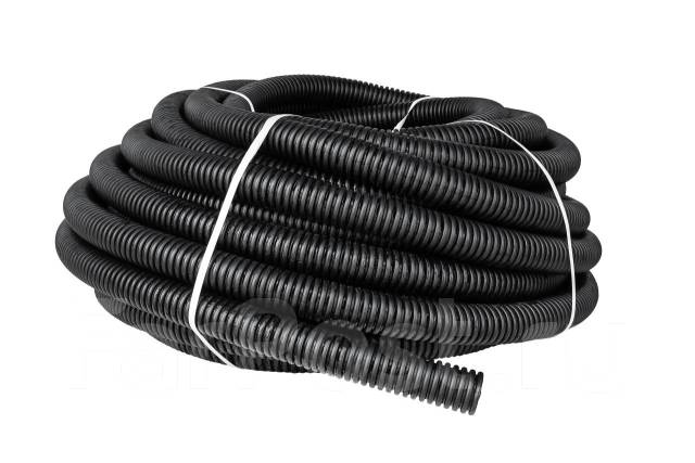 Труба гофрированная одностенная дренажная д. 110 мм (50м), в наличии ...