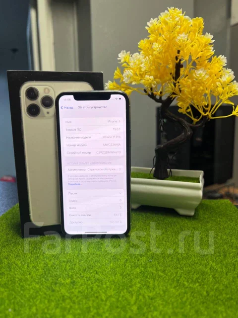 Apple iPhone 11 Pro. �/�, 64 ��, �����, 3G, 4G LTE, Dual-SIM, NFC ����