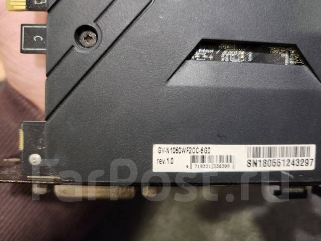 Видеокарта Nvidia GeForce GTX 1060 6GB Gigabyte, б/у, в наличии. Цена ...