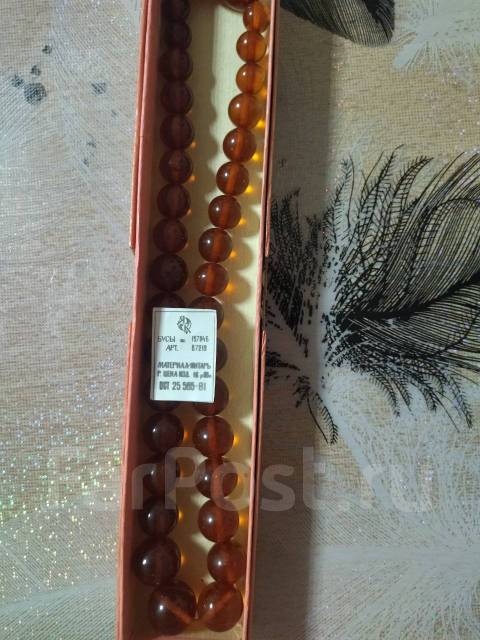 Бусы из янтаря СССР Калининград, женщине, б/у, в наличии. Цена: 5 500 ...