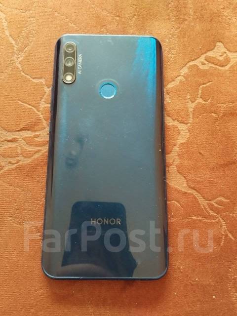 Продам honor 9x, 128 гб, 6.59", моноблок, синий, 4G LTE, NFC, б/у, в ...