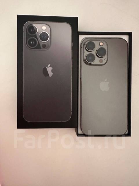 IPhone 13 pro, 256 гб, 6.10", моноблок, черный, 5G, б/у, в наличии ...