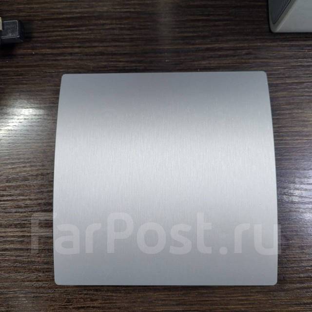 Вентилятор вытяжной Шлифованное серебро с шарикоподшипником, новый, в ...
